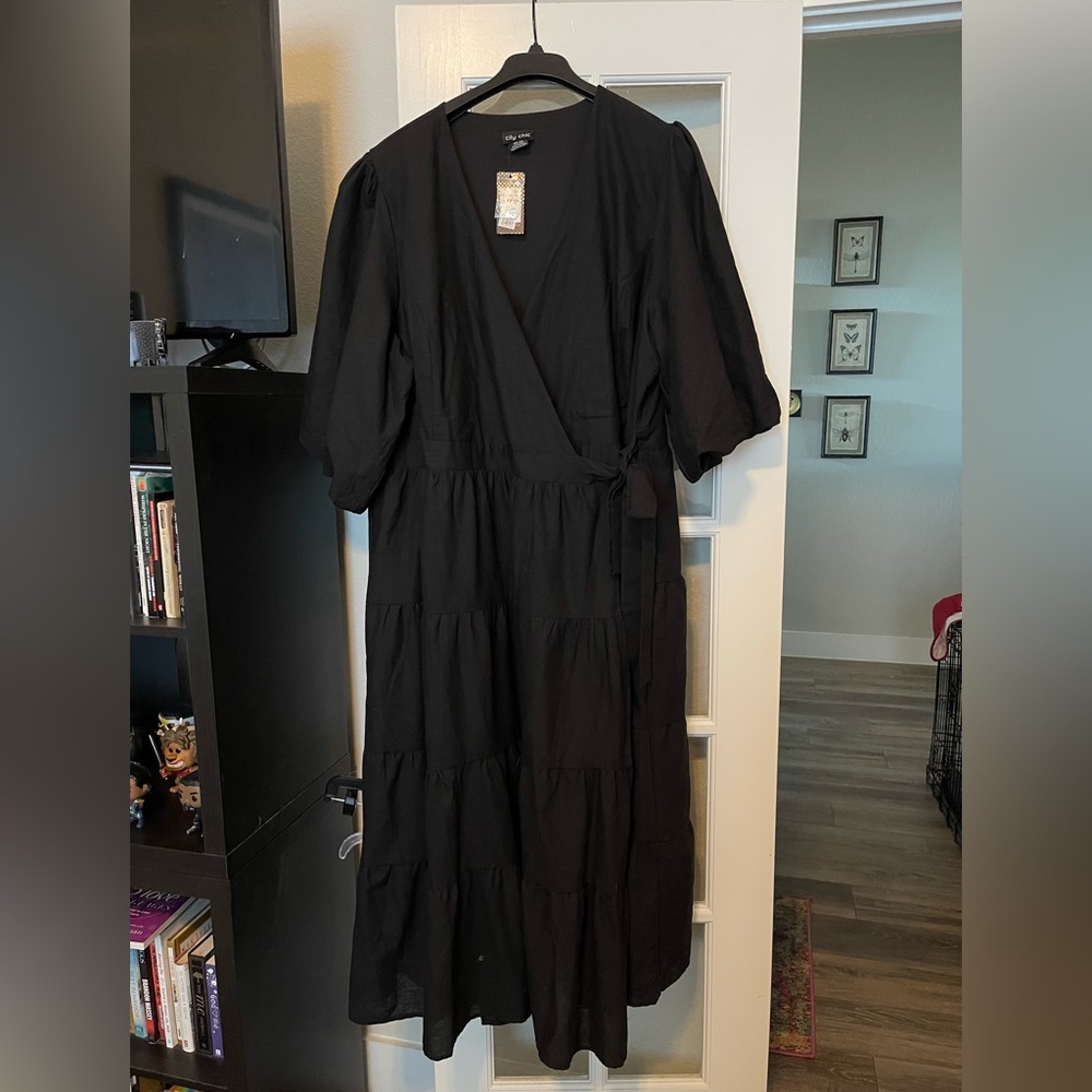 Plus Size Wrap Dress
